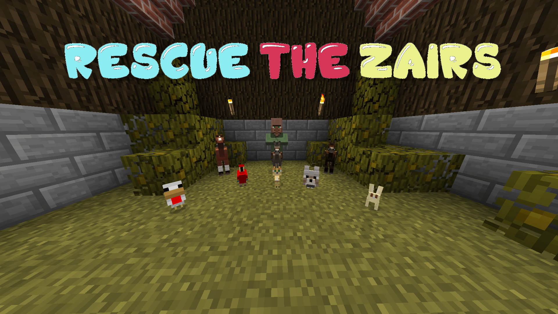 Unduh Rescue The Zairs untuk Minecraft 1.13.2